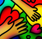 Bayern ist bunt und gibt der Welt die Hand Bayern ist bunt und gibt der Welt die Hand